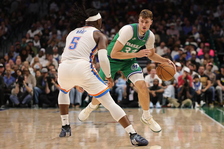 Cooper Flagg inspires Mavericks to hand Thunder first defeat