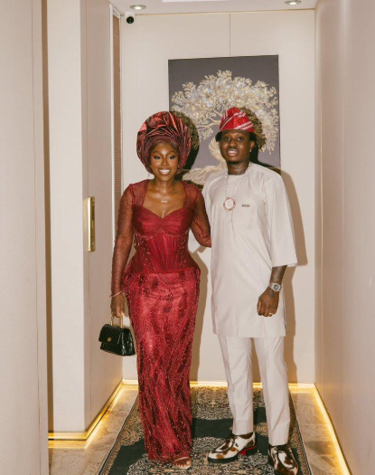 Zlatan Ibile and Davita Lamai Share Stunning Traditional Wedding Photos